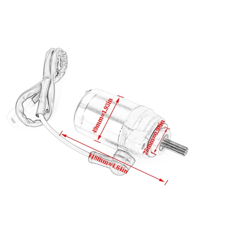 Démarreur de moto compatible avec les accessoires de moteur Yamaha YZF R15 2011-2018 5D7-81890-00